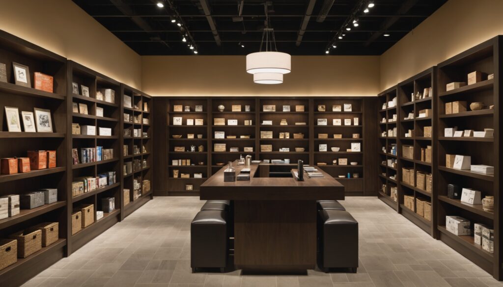 Magasin bien organisé avec des astuces économiques