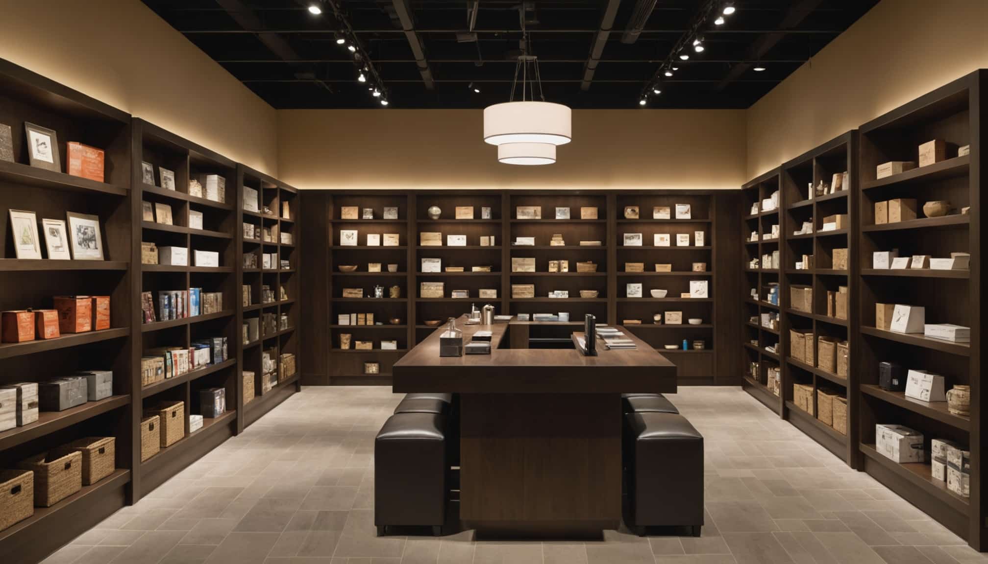 Magasin bien organisé avec des astuces économiques